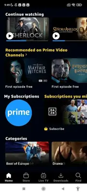 Amazon Prime Video android App screenshot 1